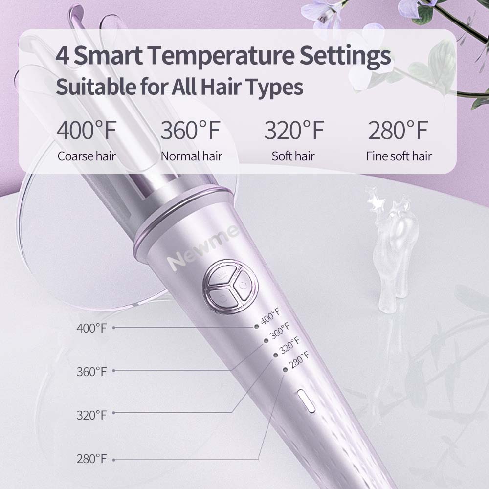 Newme Automatic Curling Iron – 1.1 inch（1 1/10 or 28mm）